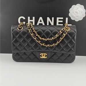 Chanel Classic Black Quilted Shoulder Bag
